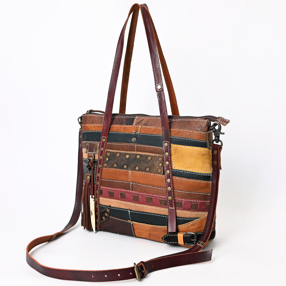 American Darling ADBG1052 Tote Hair-On Genuine Leather Women Bag Western Handbag Purse