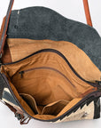 American Darling ADBG1055 Crossbody Saddle Blanket Genuine Leather Women Bag Western Handbag Purse