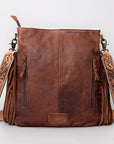 American Darling ADBGS192BU Messenger Hair-On Genuine Leather Women Bag Western Handbag Purse