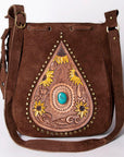ADBGM304B American Darling Hand Tooled Genuine Leather Women Bag Western Handbag Purse