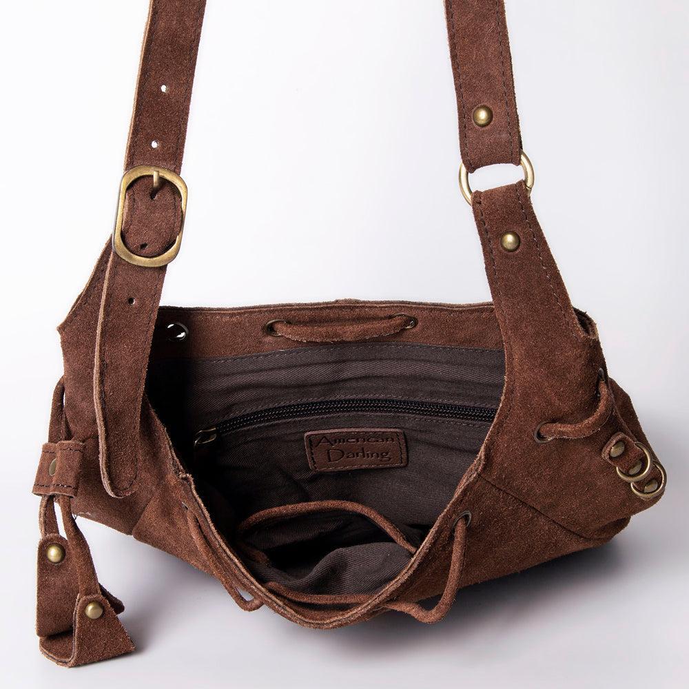 ADBGM304B American Darling Hand Tooled Genuine Leather Women Bag Western Handbag Purse