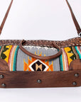 ADBG835F American Darling Hand Tooled Saddle Blanket Genuine Leather Women Bag Western Handbag Purse