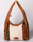Hobo Hair On Saddle Blanket Genuine Leather Western Bag For Women