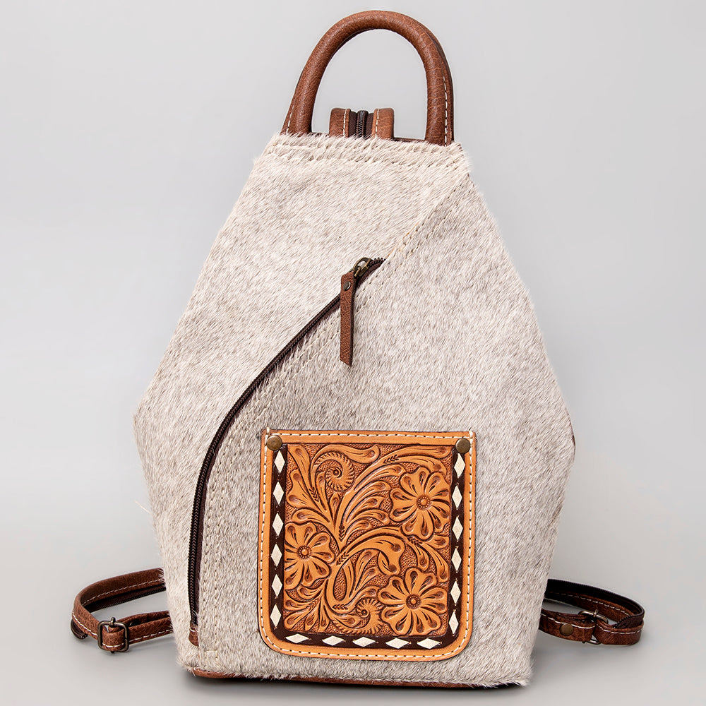 ADBG883A American Darling Hand Tooled Hair On Genuine Leather Women Bag Western Handbag Purse