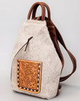 ADBG883A American Darling Hand Tooled Hair On Genuine Leather Women Bag Western Handbag Purse