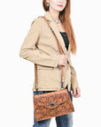 ADBG1057 American Darling Wallet Hand Tooled Genuine Leather women bag western handbag purse