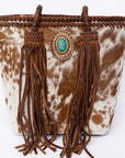 American Darling Tote Hair On Genuine Leather Women Bag Western Handbag Purse