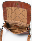 ADBG1065 American Darling Wallet Hand Tooled Hair-On Genuine Leather women bag western handbag purse