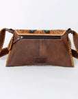 ADBG1068 American Darling Wallet Hand Tooled Hair-On Genuine Leather women bag western handbag purse