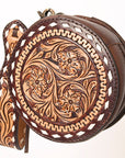 American Darling Canteen Hand Tooled Genuine Leather Women Bag Western Handbag Purse