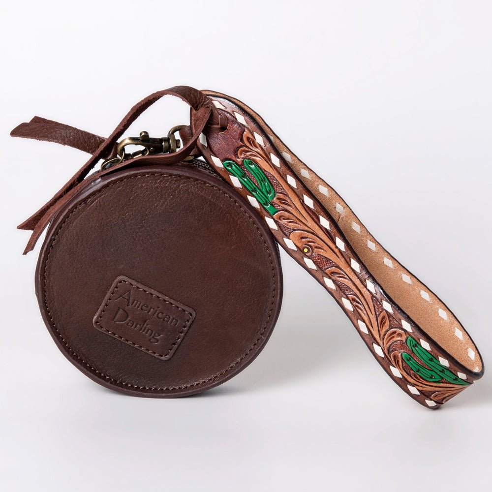 American Darling Canteen Hand Tooled Genuine Leather Women Bag Western Handbag Purse