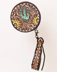 American Darling Canteen Hand Tooled Genuine Leather Women Bag Western Handbag Purse