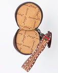 American Darling Canteen Hand Tooled Genuine Leather Women Bag Western Handbag Purse