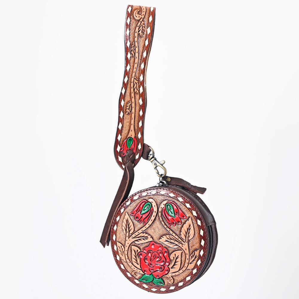 American Darling Canteen Hand Tooled Genuine Leather Women Bag Western Handbag Purse