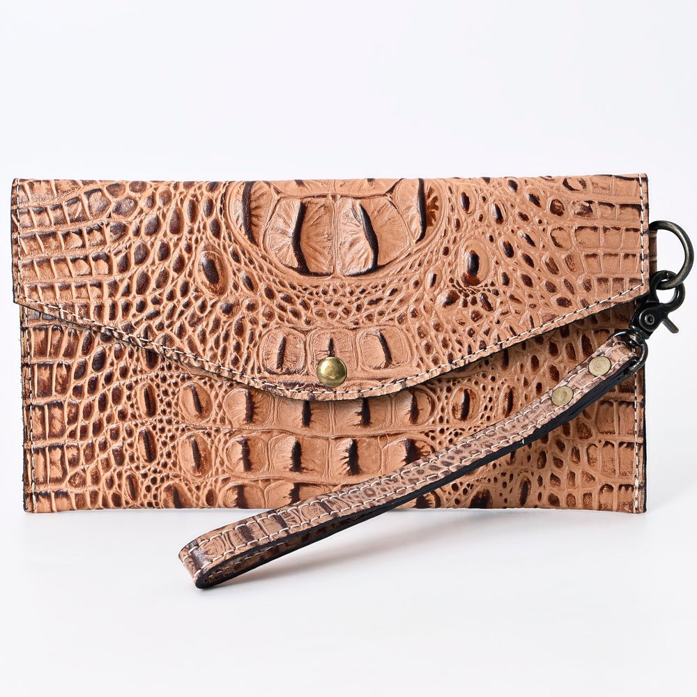 American Darling Crocodile Embossed Genuine Leather Women Bag Western Handbag Purse