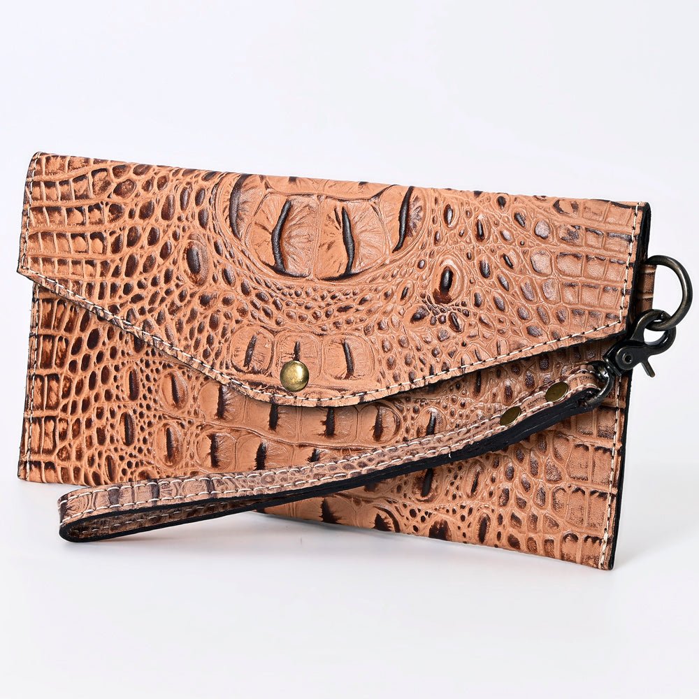 American Darling Crocodile Embossed Genuine Leather Women Bag Western Handbag Purse