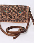 American Darling Organizer Saddle Blanket Genuine Leather Western Women Bag Handbag Purse | for Cute Travel