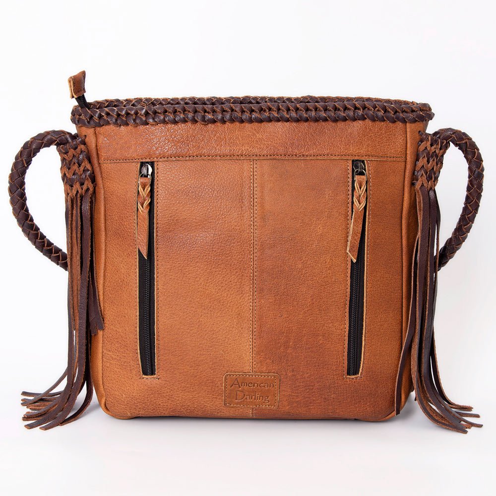 American Darling Hair On Genuine Leather Women Bag Western Handbag Purse