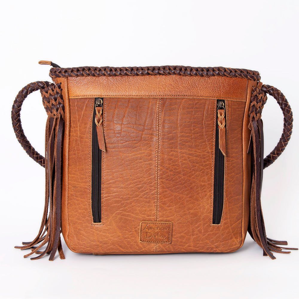 American Darling Hair On Genuine Leather Women Bag Western Handbag Purse
