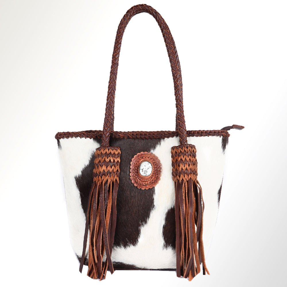 American Darling Hair On Genuine Leather Women Bag Western Handbag Purse