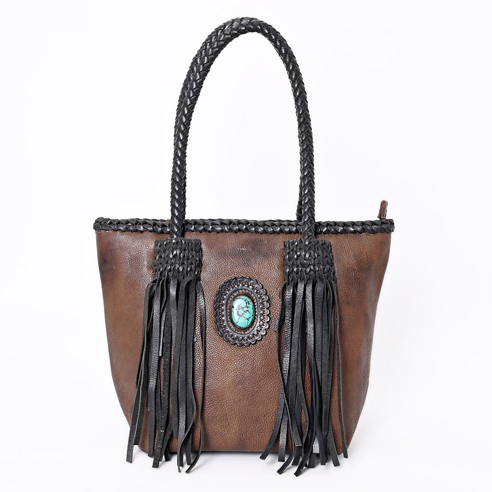 American Darling Hair On Genuine Leather Women Bag Western Handbag Purse