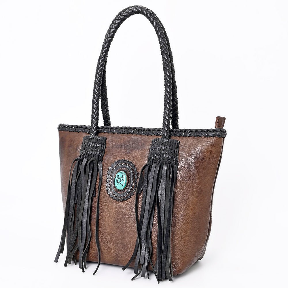 American Darling Hair On Genuine Leather Women Bag Western Handbag Purse