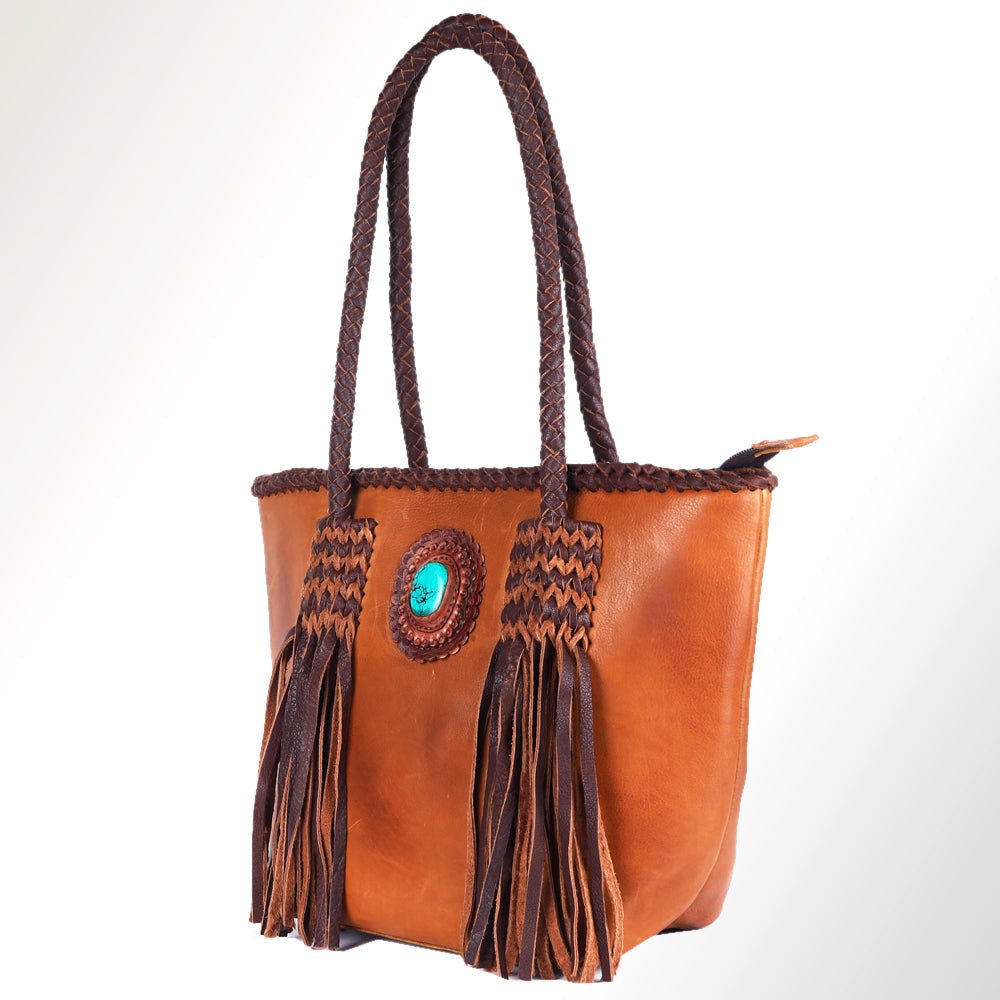 American Darling Hair On Genuine Leather Women Bag Western Handbag Purse