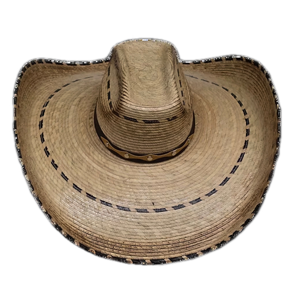 Lonestar Straw Cowboy Hat For Men &amp; Women Breathable Western Wide Brim for Sun Protection