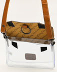 American Darling ADBGZ720 Clear Bag Hand Tooled Genuine Leather Women Bag Western Handbag Purse