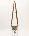 American Darling ADBGZ721 Clear Bag Hand Tooled Genuine Leather Women Bag Western Handbag Purse