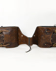 Hilason Western Horse Leather Saddle Bag Heavyduty Traditional Trail Ride