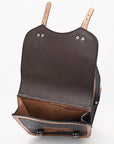 Hilason Western Horse Leather Saddle Bag Heavyduty Traditional Trail Ride