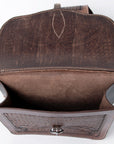 Hilason Floral  Western Horse Leather Saddle Bag Heavyduty Traditional Trail Ride