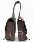 Hilason Floral  Western Horse Leather Saddle Bag Heavyduty Traditional Trail Ride