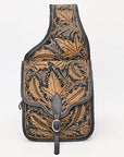 Hilason Western Horse Leather Saddle Bag Heavyduty Traditional Trail Ride