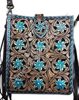 American Darling Cross Body Hand Tooled Genuine Leather Western Women Bag Handbag Purse | Crossbody for Cute