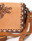 Ohlay Bags KBM101E Organiser Hand Tooled Genuine Leather Women Bag Western Handbag Purse