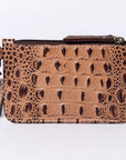 American Darling Crocodile Embossed Genuine Leather Women Bag Western Handbag Purse