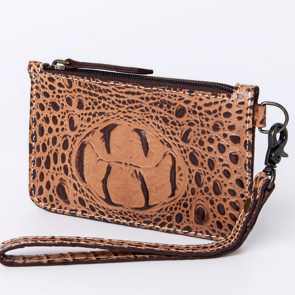 American Darling Crocodile Embossed Genuine Leather Women Bag Western Handbag Purse