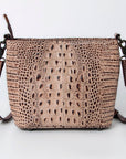 American Darling Crocodile Embossed Genuine Leather Women Bag Western Handbag Purse