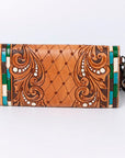 American Darling Wallet Hand Tooled Genuine Leather women bag western handbag purse
