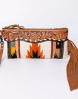 American Darling Wristlet Hair on Genuine Leather Western Women Bag | Handbag Purse | Women Wristlet | Wristlet Wristlet | Travel Wristlet | Leather Wristlet | Clutch Wristlet