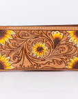 American Darling Clutch Hand Tooled Genuine Leather Women Bag Western Handbag Purse