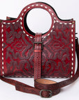 American Darling Tote Hand Tooled Genuine Leather Western Women Bag Handbag Purse | Western Tote Bag | Travel Tote Bags | College Tote Bag | Casual Tote Bag