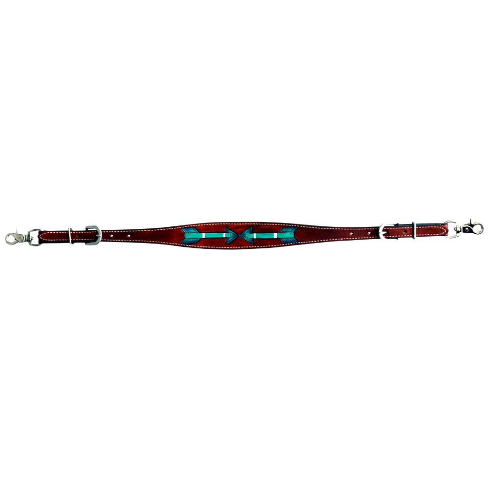 Bar H Equine Genuine Western American Leather Horse Premium Headstall &amp; Breast Collar Set