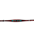 Bar H Equine Western Horse Hand Tooled Genuine Leather Wither Strap Brown