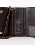 American Darling Hair On Genuine Leather Women Bag Western Handbag Purse