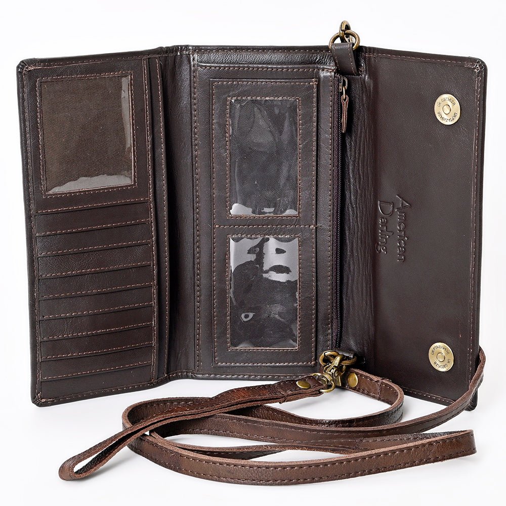 American Darling Hair On Genuine Leather Women Bag Western Handbag Purse