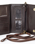 American Darling Hair On Genuine Leather Women Bag Western Handbag Purse