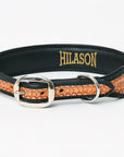 HILASON Western Genuine Leather Heavy Duty Hand Painted Dog Collar